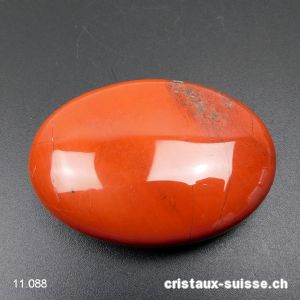 Jaspe rouge, galet 7 x 5 cm