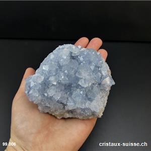 Célestite - Célestine cristal avec matrice. Pièce unique 673 grammes