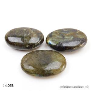 Labradorite, pierre anti-stress arrondie 4,5 x 3 cm