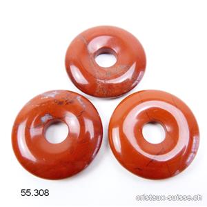 donuts jaspe rouge 3 cm 