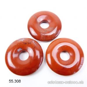 Jaspe rouge Donut 3 cm