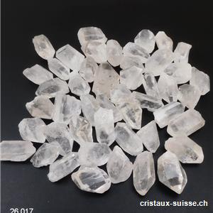 Cristal de Roche pointe brute 2 à 3 cm / 9 - 11 grammes