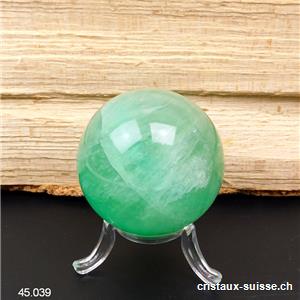 Boule Fluorite verte du Brésil 4,7 cm. Pièce unique 183 grammes