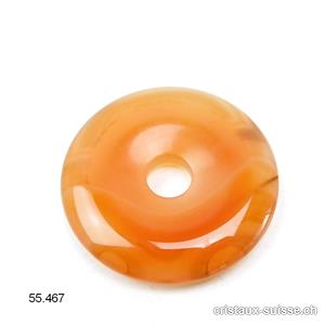 Cornaline claire, donut 4 cm