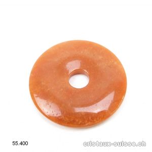 Aventurine orange, donut 4 cm