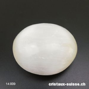 Sélénite - gypse, galet 5,5 - 6 x 4,5 - 5 cm. OFFRE SPECIALE
