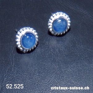 Clous d'oreille Cyanite - Disthène en argent 925