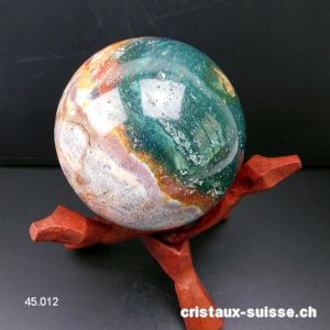Boule Jaspe Océan 9,5 cm. Pièce unique 1,2 kilo