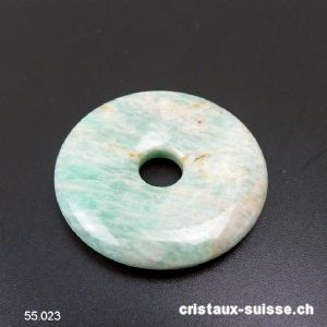 Amazonite de Russie, donut 4 cm. OFFRE SPECIALE