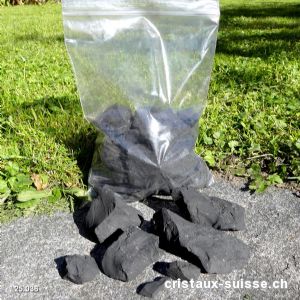 Schungite brute, toutes tailles en mélange 990 à 1000 Grammes