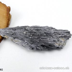 Cyanite noire - Balais de Sorcière. Long. 9,8 cm Pièce unique