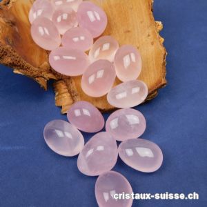 Quartz rose rond 2,5 - 3 cm / 12 à 16 grammes. Taille M. Qualité A