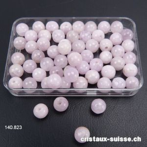 Kunzite, boule percée 5,5 - 5,8 mm