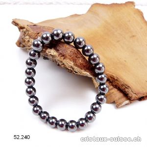 Bracelet Hématite 7,5 mm / 20,5 cm