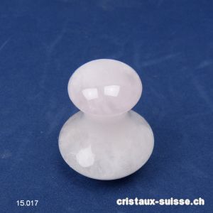 1 Champignon de massage Quartz rose 4 x 3,5 cm. Offre Spéciale