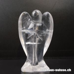 Ange Cristal de Roche 6,5 cm. Pièce unique, qual. A