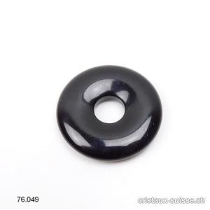Obsidienne noire, donut 3 cm