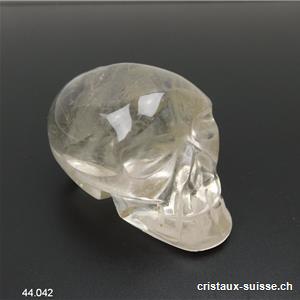Crâne Citrine claire du Brésil 5,5 cm. Pièce unique 115 grammes