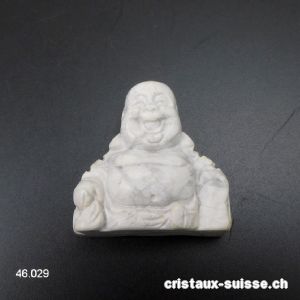 Bouddha Magnésite - Howlite 3,7 x 3,7 cm