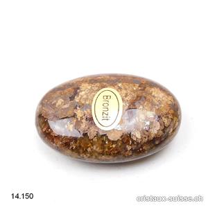 Bronzite, pierre anti-stress arrondie 4,5 x 3 cm