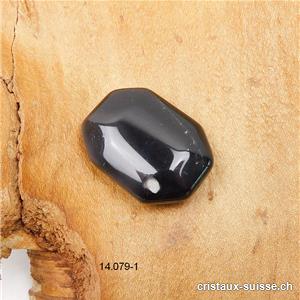 Obsidienne, pierre anti-stress à pans coupés 2,5 - 3 x 2 cm. Taille S
