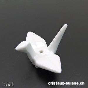 Porte-encens Oiseau mini, blanc