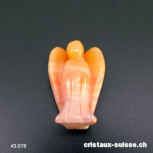 Ange Agate abricot 4 cm. OFFRE SPECIALE