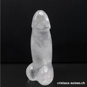 Phallus Cristal de Roche 11,7 cm. Pièce unique 290 grammes. OFFRE SPECIALE