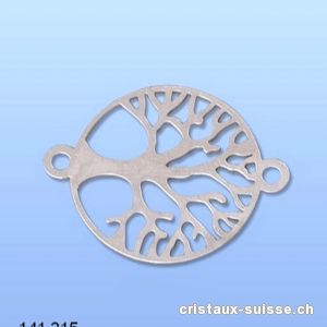 Arbre de Vie, Intercalaire argent 925 avec 2 oeillets