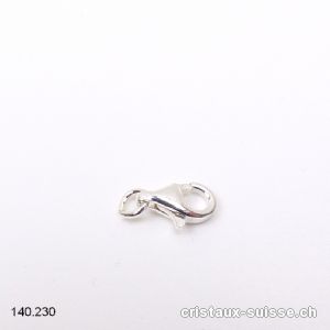 Fermoir Mousqueton 8 mm, boucle ouverte 3,5 mm / argent 925