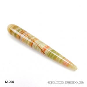 Bâton Onyx vert marbré env. 10 cm