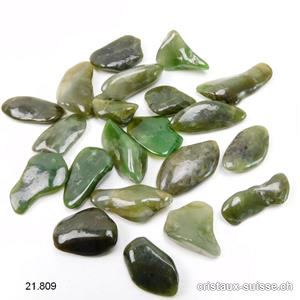 Néphrite Jade vert 2 à 3,5 cm / 3 à 6 grammes. OFFRE SPECIALE