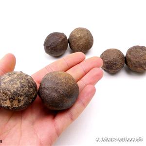 Moquis marbles, paire mâle-femelle. Diamètre 3,5 cm à 4 cm