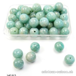 Amazonite, boule percée 8 mm. OFFRE SPECIALE