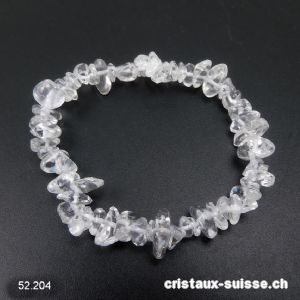 Bracelet Cristal de Roche 18,5-19 cm. Taille M-L