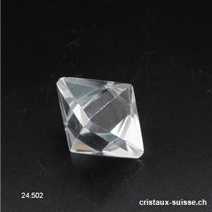 Octaèdre Cristal de Roche 2 - 2,5 cm