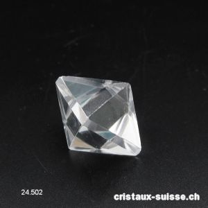 Octaèdre Cristal de Roche 2 - 2,5 cm