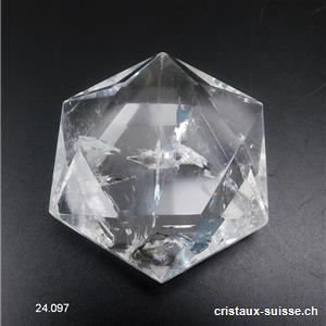 Sceau de Salomon Cristal de Roche 5,6 x 6,5 x épais. 2,1 cm. Pièce unique 119,5 grammes