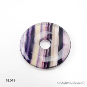 Fluorite violet-transparent, Donut 4 cm. Pièce unique