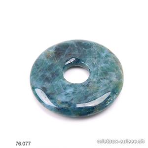 Apatite bleue, donut 3 cm