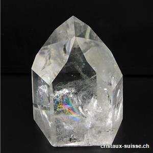 Cristal de roche A, poli 7,4 cm. Pièce unique 330 grammes