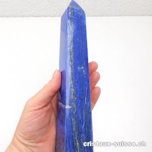 Lapis-Lazuli d'Afghanistan naturel, Obélisque 21,5 cm. Pièce unique 636 grammes