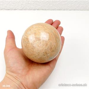 Boule Pierre de Lune Ø 7,2 cm / 495 grammes. Pièce unique