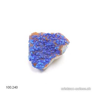 Azurite cristallisée du Maroc 2,8 x 2,4 cm. Pièce unique