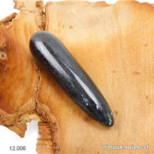 Bâton Tourmaline noire - Schörl rond, 8 x épais. 2 cm