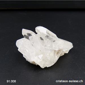 Cristal de roche, petite druse du Brésil. Pièce unique 27 grammes