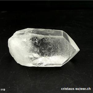 Cristal de roche pointe brute 6,6 cm. Pièce unique