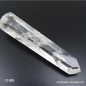 Bâton hexagonal Cristal de Roche 10,6 x 2,2 cm. Pièce unique