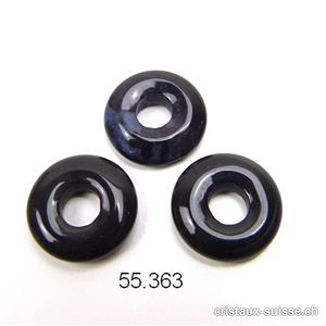 Onyx noir, donut 1,5 cm