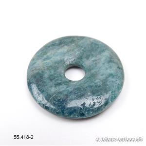 Apatite bleue, donut 4 cm